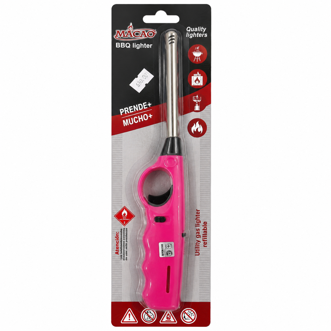 ENCEDEDOR DE COCINA MACAO 27 CM EN BLISTER